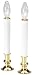 Darice 6424-00 Battery Candle Lamp with Brass Plated Metal Base