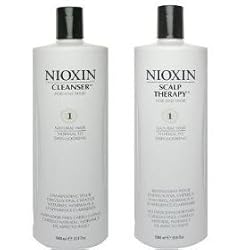 Nioxin System 1 Cleanser & Scalp Therapy Set (33oz each)