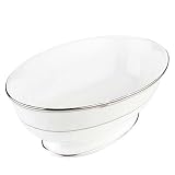 Lenox Tesoro Bone China Platinum Banded Open Vegetable Bowl