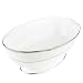 Lenox Tesoro Bone China Platinum Banded Open Vegetable Bowl