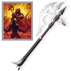 Kit Rae Black Legion War Axe, Autographed by United