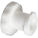 Value Plastics FTLLP-1 White Nylon Tube Fitting, Female Luer Thread Style Cap (Pack of 25)
