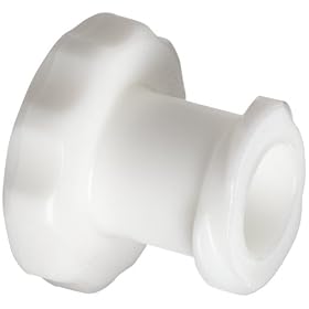 Value Plastic FTLLP-1 Female Luer Thread Style Cap, White Nylon (pack of  25)