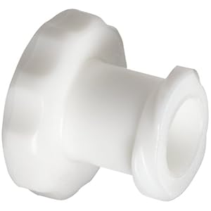 TLLP-1 White Nylon Tube Fitting, Female Luer 