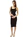 PattyBoutik Mama Scoop Neck Maternity Tank Dress