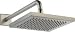 Delta 57740-SS Universal Showering Components, Touch-Clean Raincan Showerhead Assembly, Stainless