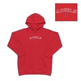 Anaheim Angels MLB Youth JV Hooded Sweatshirt by Antigua (Dark Red)