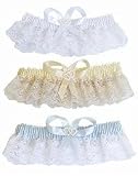 Two of Hearts Garter for wedding White