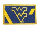 West Virginia Mountaineers Bleached Welcome Mat (Doormat) 18X30 Welcome Mat Bleached-West Virginia