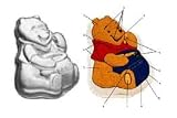 Wilton Cake Pan: Winnie the Pooh Bear with Hunny Pot #2105-3000, 1995 ~ Retired