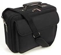15" Black Nylon Laptop Computer Case Notebook Bag