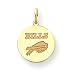 14K Buffalo Bills Small Circular Team Logo w/Name Charm