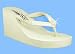 Ivory Size 8 - Breeze Bridal Flip Flop Wedding Sandal with Sequins and Rhinestones