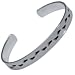 Footprints in the sand Cuff Bracelet. Foot Prints Quote on High Quality Stainless Steel Jewelry Piece (with FREE Velvet Pouch)