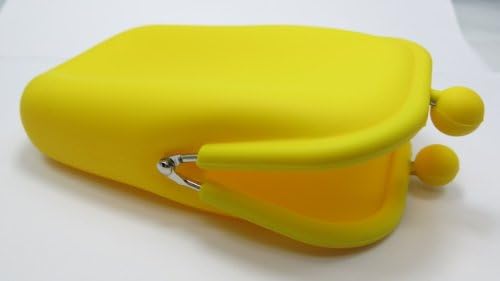 Silicone Cellphone Coins Paper Money Keys Purse Wallet Cosmetic Bag - Sunflower Yellow