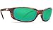 Costa Del Mar Brine Polarized Sunglasses, Tortoise, Green Mirror