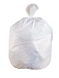 Jaguar Plastics VW3036X LLDPE 30 Gallon Can Liner, 0.7 Mil, Star Seal, 36" x 30", White (Case of 200)