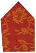 Durable Hand Woven Jacquard 100% Cotton Floral Napkins 22x22 Inches Set of Six