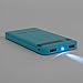 [ULTRA LIGHTWEIGHT] Power-Gem Portable Charger External Battery Pack LCD Display Flashlight 10000mAh Ultra Light (5.47 oz) Quick Charge Power Bank Dual USB for Phones Tablets (blue)