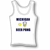 Michigan Beer Pong Women's Tank Top