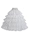 Remedios 4 Bone Nylon Full Length Ball Gown Petticoat/Underskirt/Crinoline