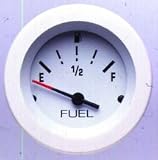 TELEFLEX SPORTSMAN SERIES GAUGES FUEL LEVEL GAUGEDescription: E-1/2-F