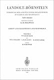 Numerical Data and Functional Relationships in Science and Technology /Zahlenwerte und Funktionen aus Naturwissenschaften und Technik - New Series - .. - / Elementary Particles, Nuclei and Atoms) - H.R. Collard, L.R.B. Elton, R. Hofstadter