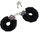 Produkt-Bild: Orion 526134 Love Cuffs Black, Liebes-Handschellen abnehmbaren Pl&uuml;schbez&uuml;gen inkl. zwei Schl&uuml;sseln