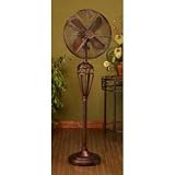Deco Breeze Standing Floor Fan, Lauren, 55-Inch Tall with 16-Inch Fan Head