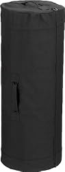 Black Side Zipper Canvas Duffle Bag (25" x 42")