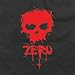 Zero T-Shirt: Blood Skull [X-Large] Black