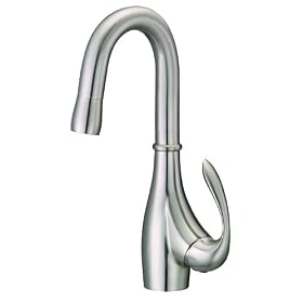 Danze D151546SS Bellefleur Single Handle Bar Faucet, Stainless Steel