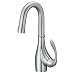 Danze D151546SS Bellefleur Single Handle Bar Faucet, Stainless Steel