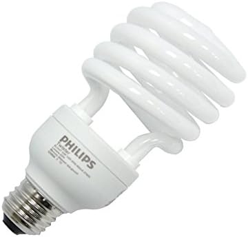 13 Watt CFL = 60 Watt / Philips Energy Saver Cool Soft White Compact Fluorescent Light Bulb 4100K / 21758-8