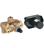 Grohe Grohtherm 3/4 Valve w/ Stops Brass 34124000