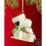 Lenox A Surprise for Snoopy Christmas Ornament