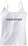 ARGENTINA - Country Series - White Women's / Girls Camisole (Girlie / Babydoll)