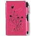 Flip Notes Metal Notepad w/ Pen - Raspberry Hummingbird