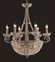 ELK Lighting Elizabethan Ten Light Chandelier in Dark Bronze