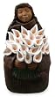 Ceramic figurine, 'The Flower Lady'
