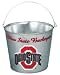 Ohio State Buckeyes Metal 5 Quart Pail
