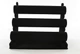 from Flissy 3 Tier Watch Bangle Bracelet Display Unit Stand Black Velvet Model FL0138