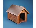 A-Frame Powder Coated Metal Roof Dog House : Size LARGE