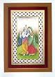 ShalinCraft Special Gift In Miniature Style On Marble Plates Created By Folk Artist Of Rajasthan