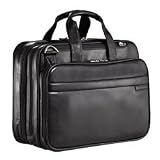 Briggs & Riley @Work Leather Expandable Overnighter Computer Brief