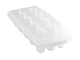 Ice Tray with Flexible Base & Serving Lid (White)