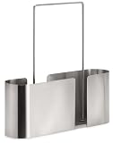 Wine Bottle Carrier - Stainless Steel (stainless steel) (14.43H x 14.82W x 3.71D)