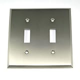 Classic Accents Polished Brass 2 Gang Toggle Switch Wall Plate