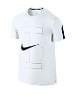 Nike Camiseta Manga Corta Court Crew Gfx (Blanco)