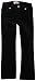 Levi's Girls 2-6x Flare Corduroy Pant, Black, 6x